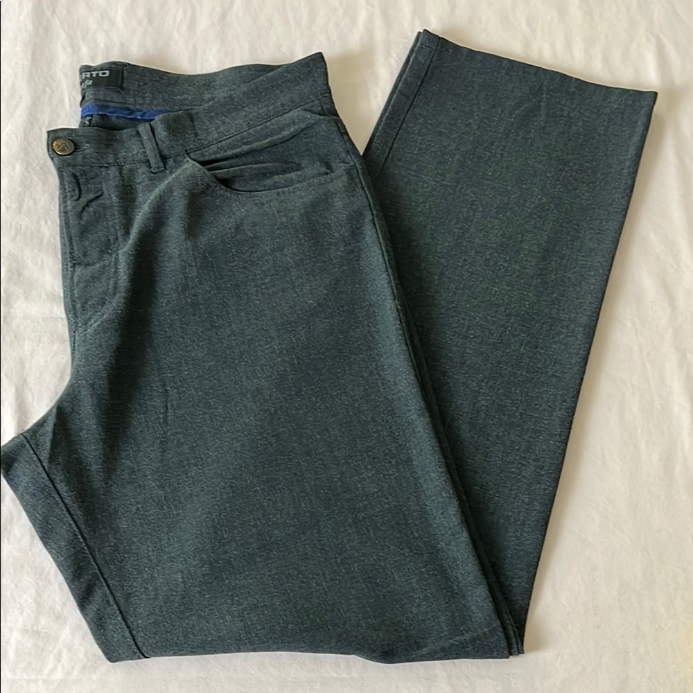 Alberto Ceramica Comfort Fit Pants – Size 52 | Heather Grey | Made in Germany